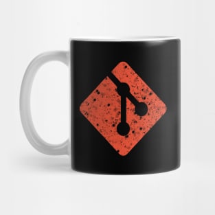 Vintage Retro Git Version Control System Logo Mug